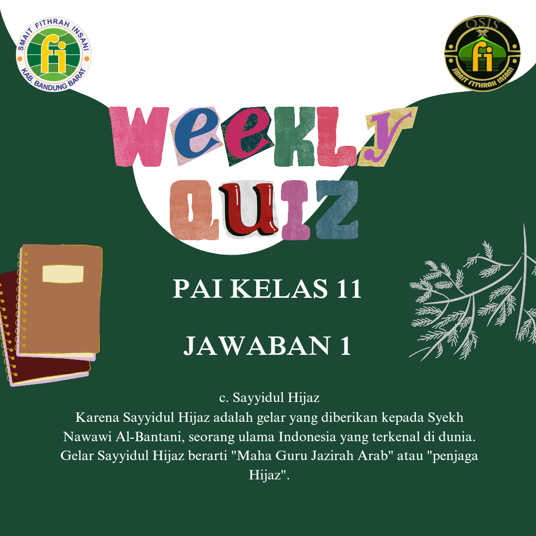 Weekly Quiz Documentation 1